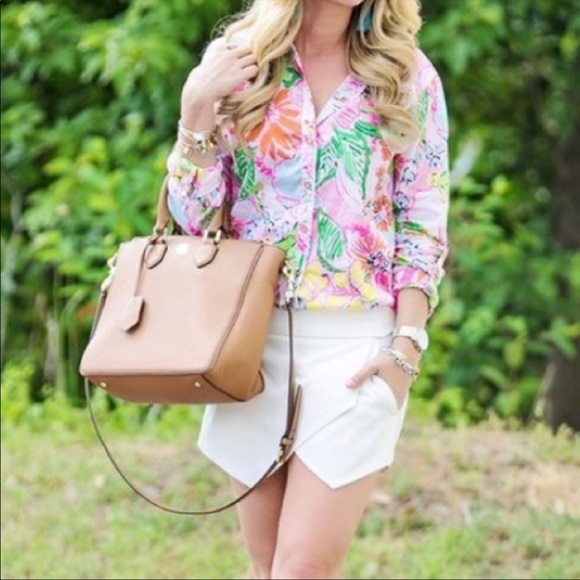 Lilly Pulitzer Nosey Posey Button-Up Blouse - Picture 5 of 7